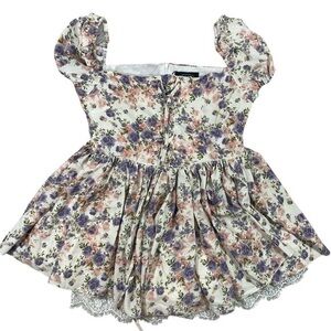 Cider NWT Floral Corset Top Romper